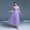 New Style European and American Foreign Trade Sexy Evening Dress for Parties and Performances Plus Size Dress Birthday Gown