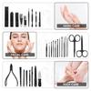 Nagelknipser Pflege Maniküre Nagelpflege Edelstahl Inklusive Dediziertem Aufbewahrungskoffer 30-teiliges Set, Set, Set, Set, Multifunktional, Stahl, Tragbar,