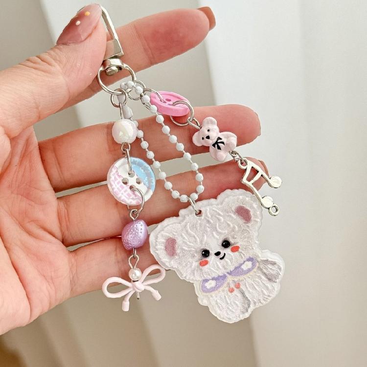 Secure Alloy Keychain For Office And Outdoor Activities Rustproof Bear Decoration Multi Purpose Jewelry Gift Travel