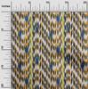 oneOone Cotton Flex Fabric Stripe & Chevron Ikat Fabric Prints By Yard 40 Inch