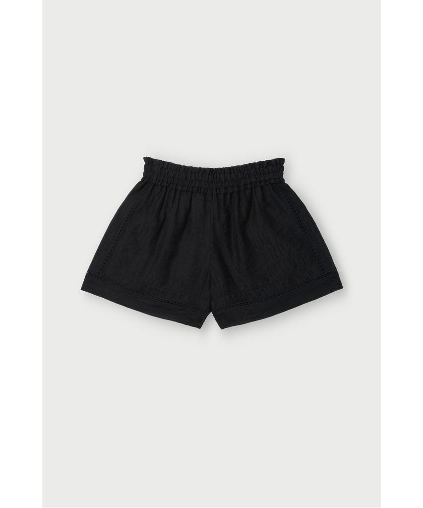 IROWOMEN Daviniaspe Lace Panel Banding Shorts Iopom26107Bkx