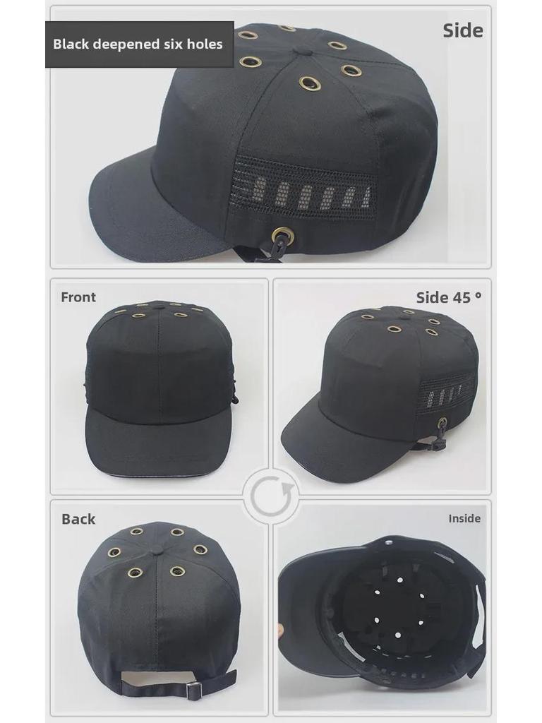 Lightweight Breathable Baseball-Style Safety Helmet for Welders