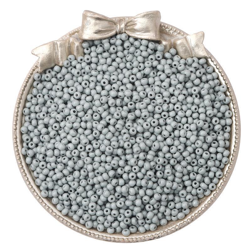 "2/3mm Solid Color Glass Rice Beads for Handmade DIY Jewelry: Bracelets & Necklaces"