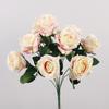 Ornament living room dining table floral silk flowers, decorative imitation rose bouquet