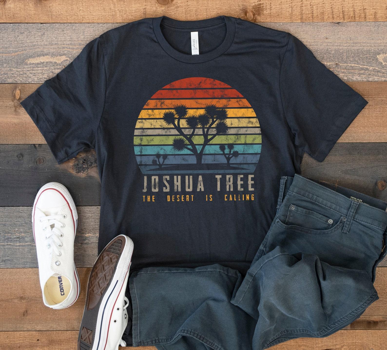 Joshua Tree T-Shirt, Joshua Tree National Park Sunset Tee, Tank Top, T-shirt, T-shirt,T-shirt, Kids Tee Apparel Gift 3XL
