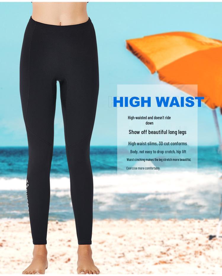 New 2MM Split Diving Pants: Cold-Proof, Warm Swimwear for Men’s and Women’s Snorkeling, Surfing, and Sailing