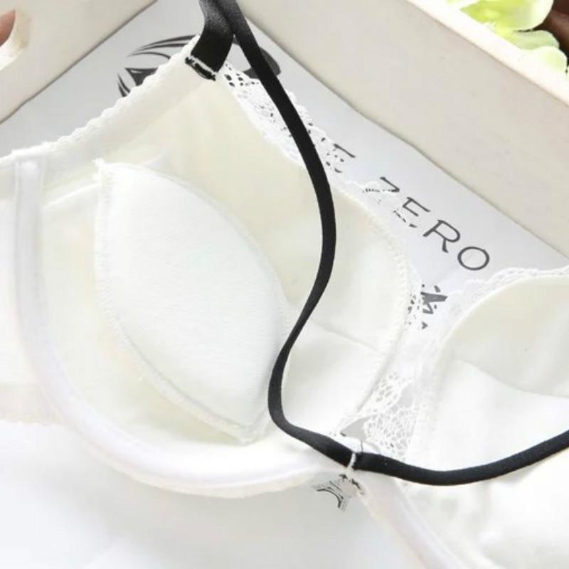 Adjustable Sexy Lace Gathering Underwear Comfortable Thin Cup Women Back Bra Set