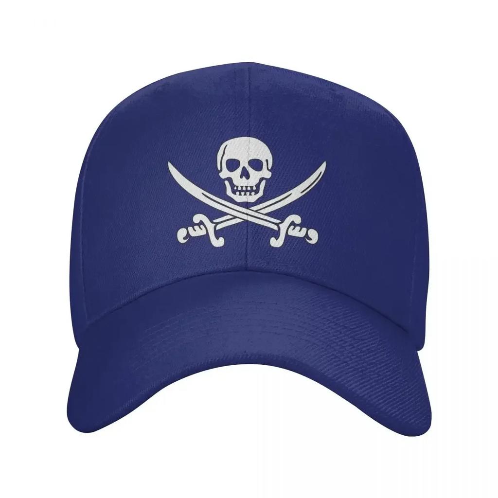 Classic Unisex Jolly Roger Skull Baseball Cap Adult Pirate Flag Adjustable Dad Hat for Unisex Women Sports Snapback Caps