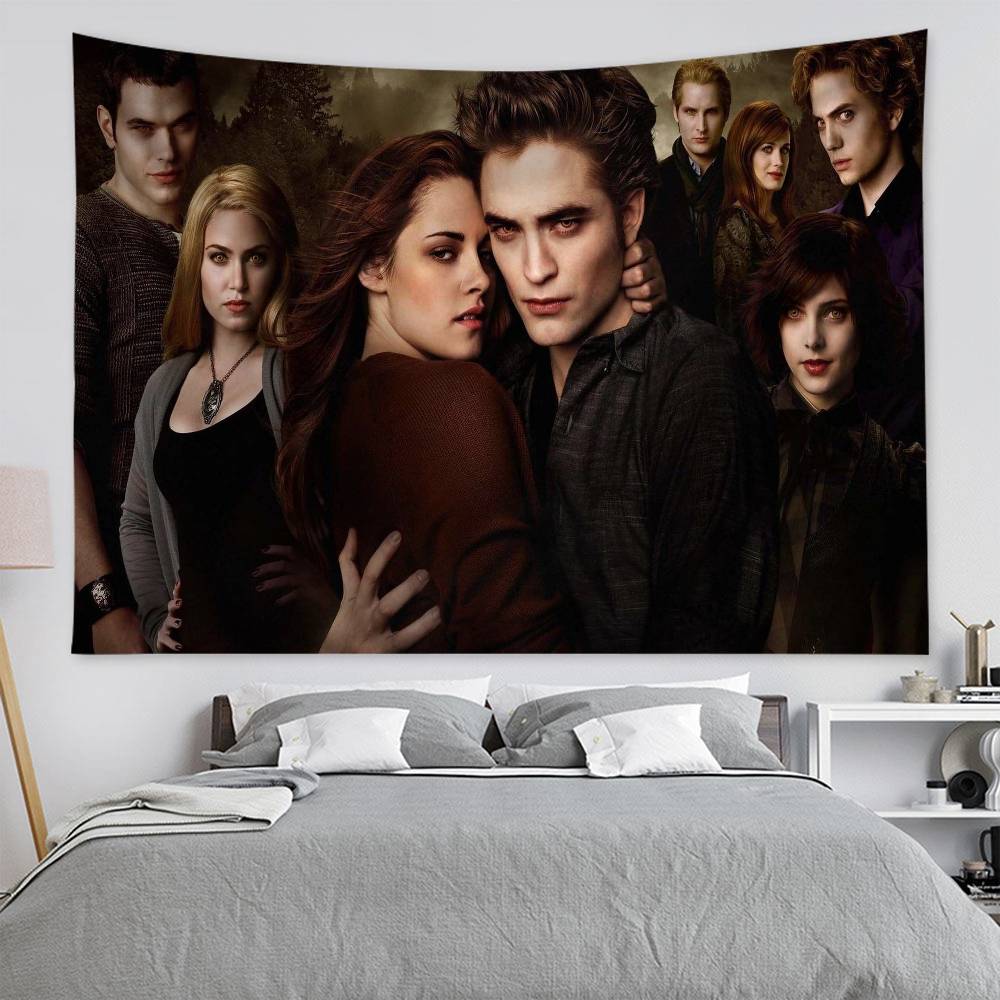 Movie Twilight Printed Large Wall Tapestry Art Science Fiction Room Home Decor Decor Blanket