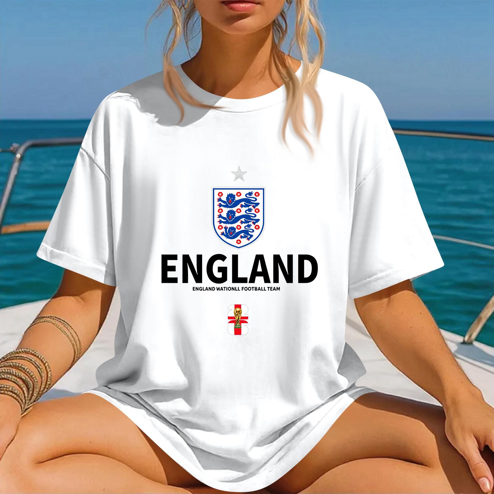 

Unisex Crew Neck Short Sleeve Pullover T Shirt Featuring Football Inspired Graphic Print Suitable For Casual Wear And Sports Activities S белый