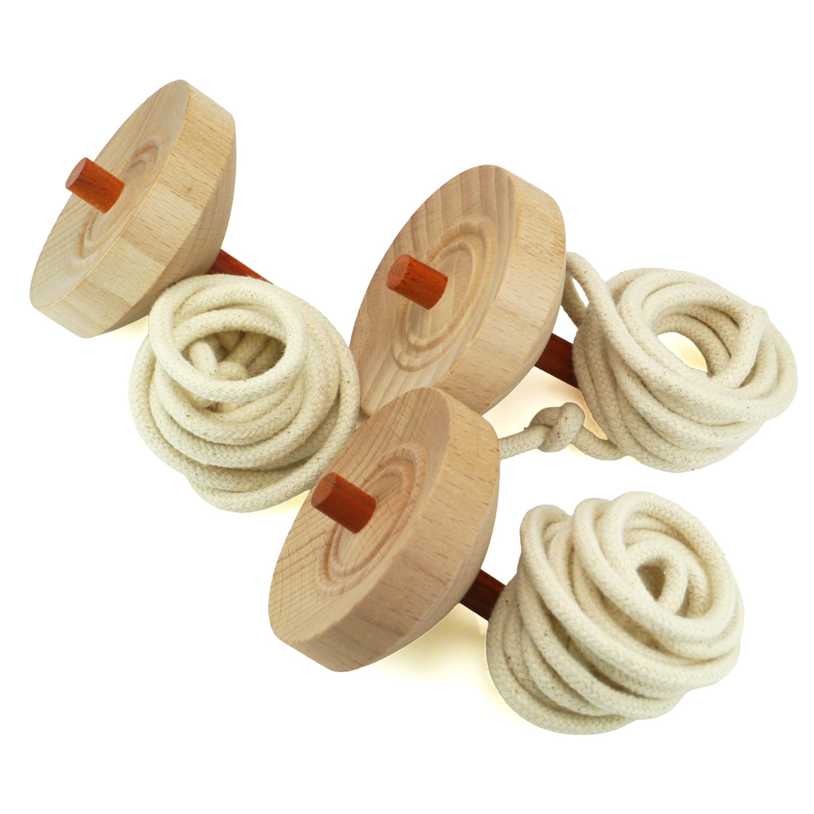 

plain wooden tops oak set of that can be painted or Includes Long-spinning, 5.8cm diameter, (red handles, 3) crafted. string.