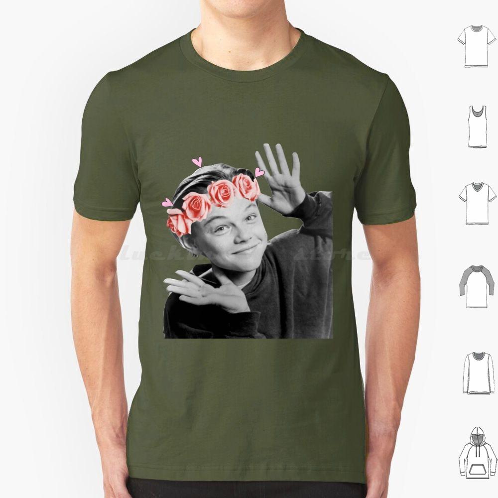 Young Leonardo Dicaprio Flower T Shirt Men Women Kids 6xl Leonardo Dicaprio Leonardo Leo Young Leo Titanic Dicaprio 90s Movies