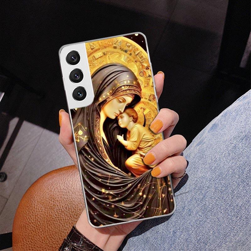 

Virgin De Guadalupe Virgen Mary Phnoe Case for Samsung Galaxy S26 S25 Edge S23 S24 Ultra S22 Plus S21 S20 FE Unique Cover Soft C Samsung S25