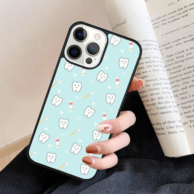 Dental Definitions Tooth Phone Case Back Cover for iPhone 17 Air 16 15 14 13 11 12 Pro Max Plus Fundas Coque