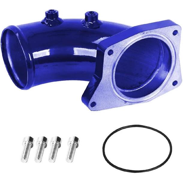 Turbo Air Intake Elbow Pipe Compatible With Excursion E350 E450 F250 F350 Club Compatible With Wagon Super Duty 6.0L Powerstroke Diesel Engine