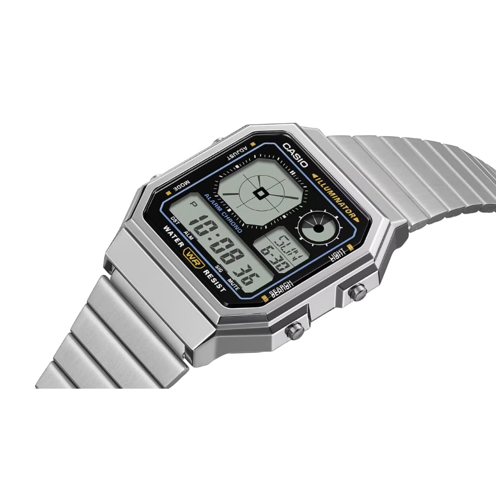 Casio Multicolor Watch A130WE-7ADF Men's