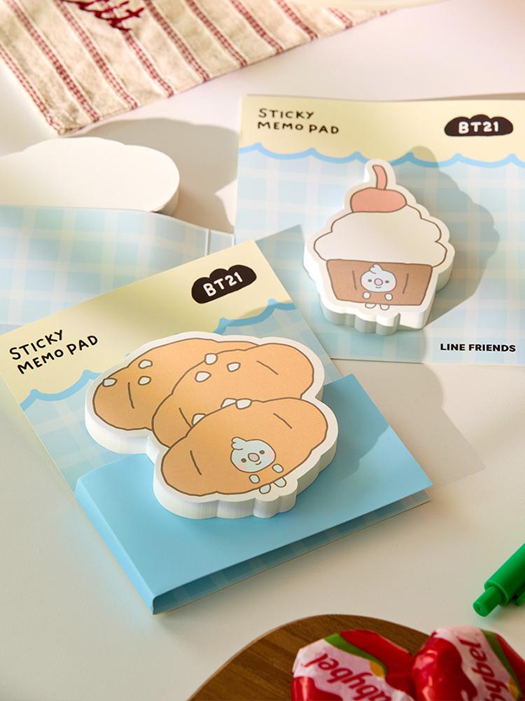 BT21 KOYA Bakery Sticky Memo Pad - Official Line Friends Stationery