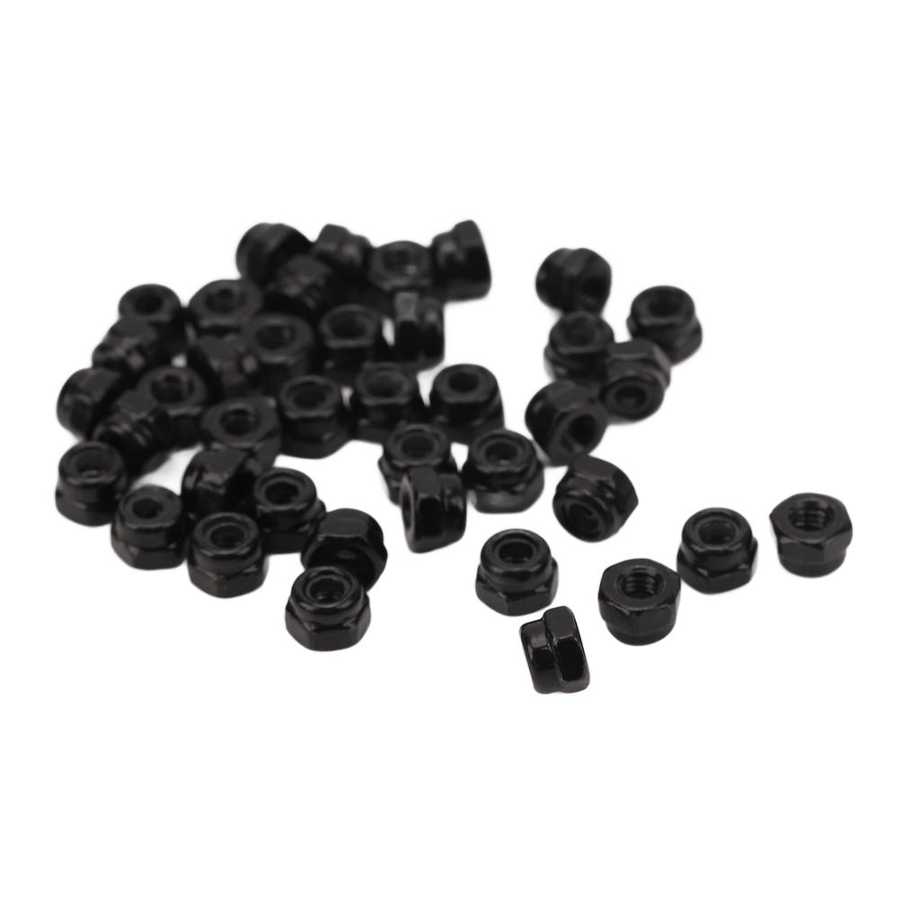 40Pcs RC Wheel Lock Nut Iron M2.5 Hex Accessory Set Kit for Traxxas 1 18 Climbing Car
