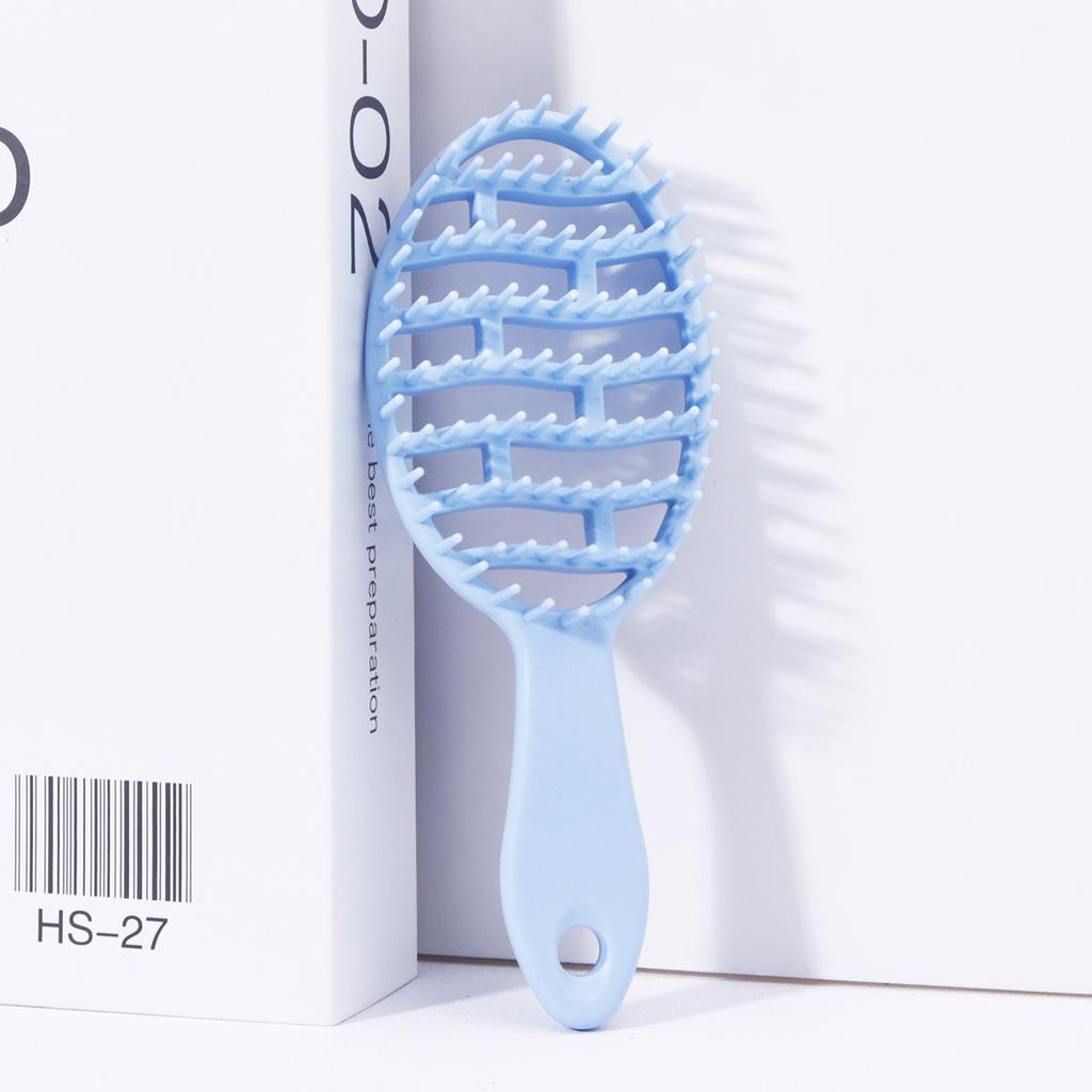 1pc Small Hollow Hair Brush Fluffy Combing Comb-anti-static,tangled Styling Brush,comfortable grip,Special for Real Hair Wigs