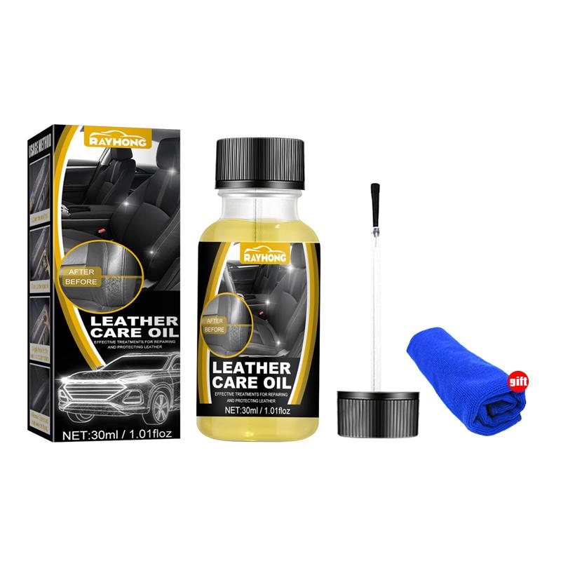 Car interior leather care oil Car seat maintenance fluid moisturizing bright refurbishing maintenance agent
