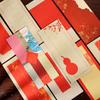 Crimson Face Xuan Paper: Festive Spring Couplets in Small Regular Script - Ancient Style Calligraphy Paper