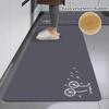 Diatomite Kitchen Mat Foot Mats Super Absorbent Kitchen Rug Long Bedside Area Rugs Carpet Anti Slip Bathroom Kitchen Accessories