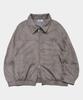 Placestudioman Minimal Suede Standard Two-Way Authentic Blouson Zip-Up Jacket [Gray]