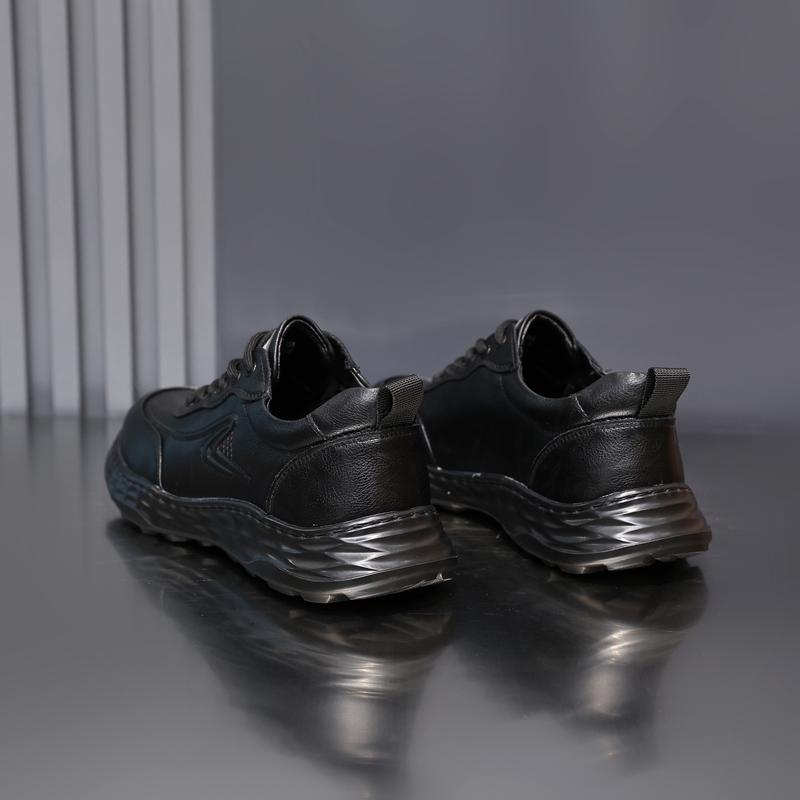 Fashion Golden Sapling Men's Outdoor Sports Loafers Winter Fashion Leather Casual Shoes Male Soft Comfortable Platform Flats Footwear