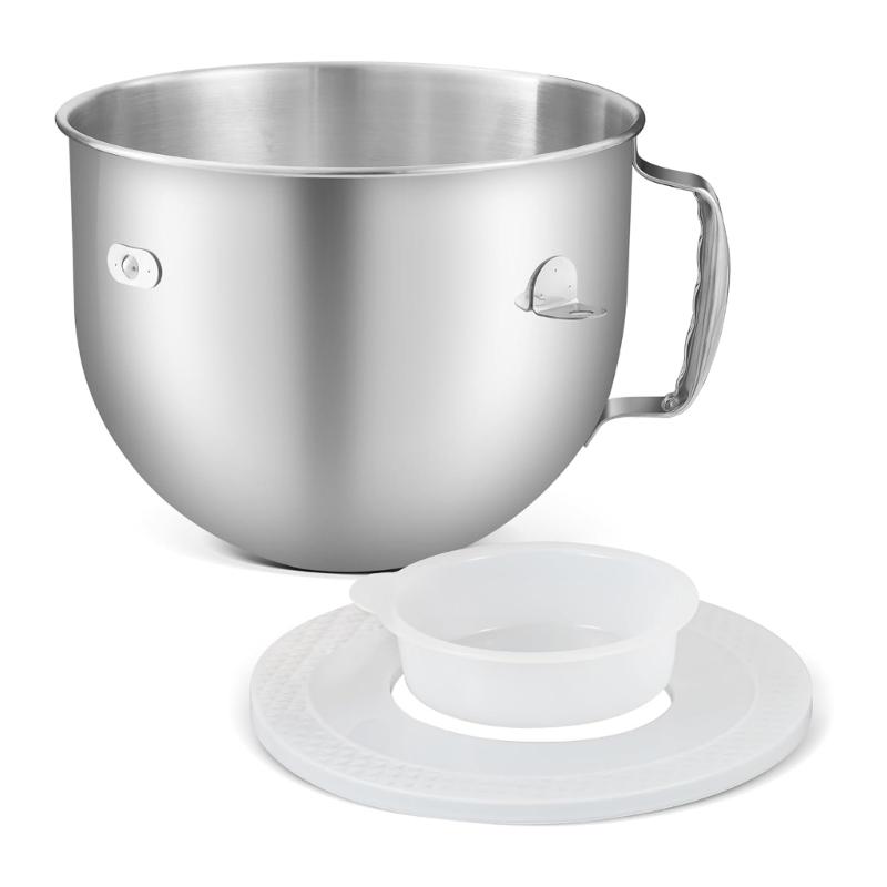Stand Mixer Bowl Lid Mixer Bowl Mixer Accessory Mixer Bowl Cover Kitchen Mixer Attachments Suitable for 7QT Mixers 1