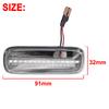 2Pcs Dynamic LED Side Marker Lights Turn Signal Indicator For Honda Civic EK 2/3/4dr Ballade CRV Prelude 95-99 Car Accessories