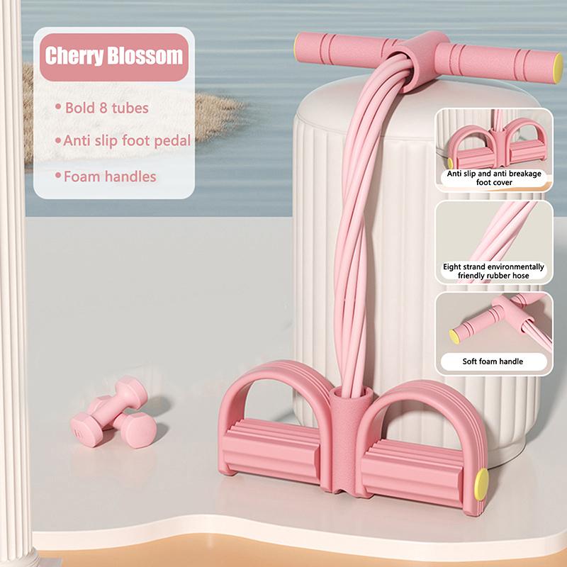 

Многофункциональный эспандер 8-трубочный эластичный йога-педальный тренажер эластичная лента эспандер для растяжки ног похудения тренировок