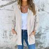 Women's Lightweight Cardigan Open Front Long Sleeve Casual Loose Thin Cardigans with Pockets