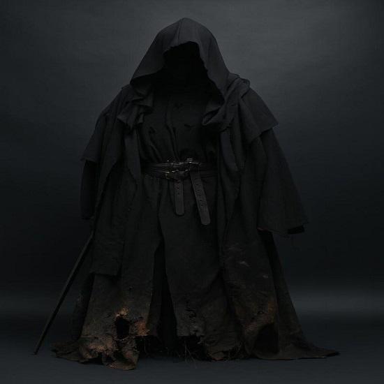 Ring Wraith Costume with Nazgul Black Cape Perfect for Themed Parties, Cosplay Halloween  Best Gift for Him