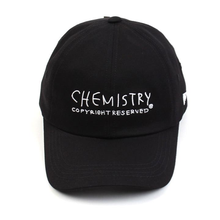 Yunibeosyeolkemiseuteuli Chemistry Black Low Ballcap Logo Ballcap