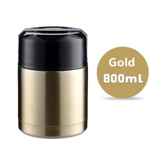Velká kapacita 800ML/1000ML/1200ML Termoska na oběd Přenosné nerezové nádoby na polévku Vakuové baňky Termohrnek