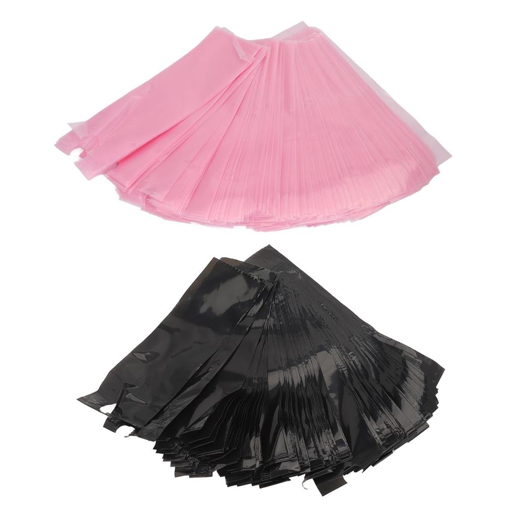 200pcs Pink Cartridge Tattoo Machine Bag Sleeves 200pcs Black Disposable Tattoo Pen Covers