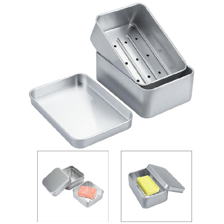 Small Soap Box with Drainages Holes Soap Organizer for Household and Travel Use