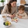 Wooden Busy Board with Switches and LED Lights for Fine Motor Skill Development Toddler Educational Toy for Ages 1 to 4 Years Old