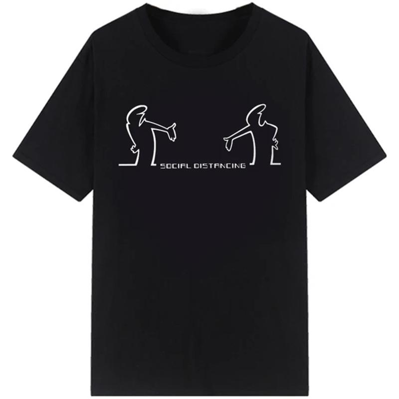 La Linea The Line Osvaldo Cavandoli TV pure cotton T-shirt Street T-shirt Round-neck casual top Camisetas
