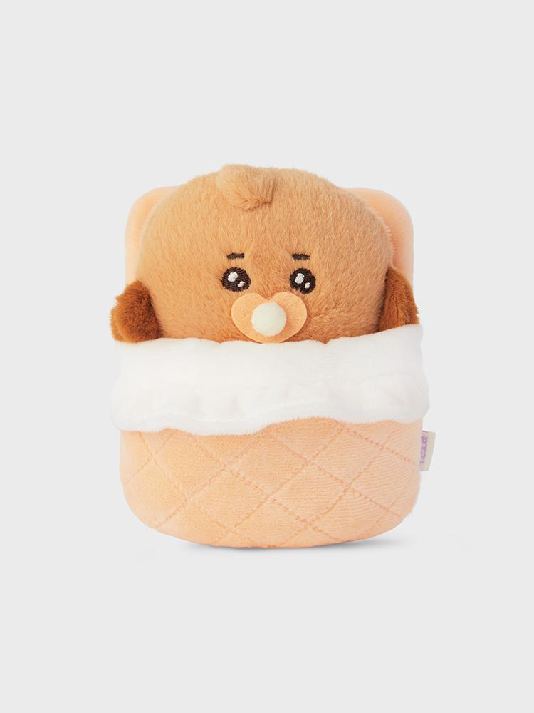 LINE FRIENDS BT21 SHOOKY BABY Newborn Plush Doll