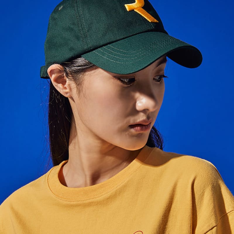 RIGOON STUDIO Logo Play R Ball Cap (Green)