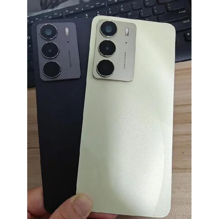 Für realme C75 Rückseite Akkuabdeckung Tür Hinteres Glas Gehäuse Ersatz Akkuabdeckung