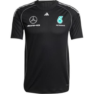 X Mercedes-Amg Petronas F1 Team Ss25 Módní Pohodlné Pánské Tričko s Krátkým Rukávem Topy Černé JX8245