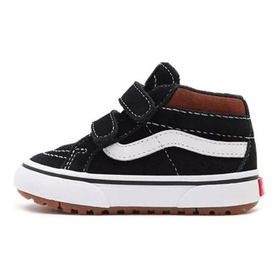 Sk8 Reissue Mte-1 Casual Comfortable Mid-Top Walking Shoes Baby Shoes Black White VN0A5KRN9AS