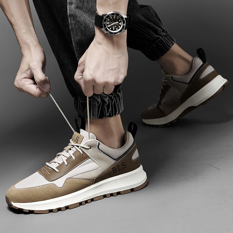 Genuine Leather Forrest Men's Sports Running Shoes