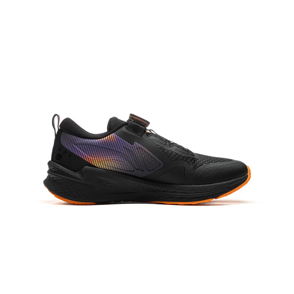 Li Ning Kids Weaving Sparrow Fashion Versatile Non-Slip Wear-Resistant Rebound Low-Top Running Shoes Kids running shoes Black YKFU084-7
