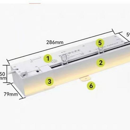 Smarter Elektrischer Vorhangmotor mit verstellbarer Lampe für Wohnzimmer, Balkon oder Schlafzimmer - Nordische Verdunkelungsvorhänge