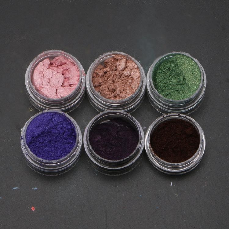 Kosmetisches perlmuttfarbenes natürliches Glimmermineralpuder Epoxidharzfarbe Perlenpulver