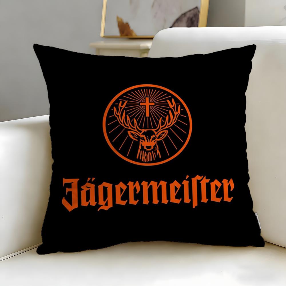 

Класичний бренд напоїв Jagermeister Наволочка М яка та Легка у Пранні Подушка – Універсальна для Дивана, Ліжка, Подорожей та Офісу 50cmx50cm