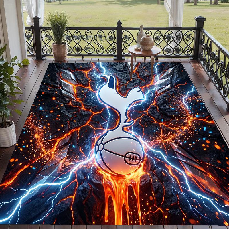 Soft Floor Carpet Tottenham Hotspur Pattern Area Rug Decorative Mat For Home Room Decoration